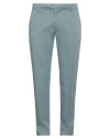 Liu •jo Man Man Pants Slate Blue Size 42 Cotton, Elastane In Blue