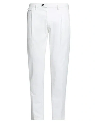 Liu •jo Man Man Pants White Size 32 Cotton, Elastane