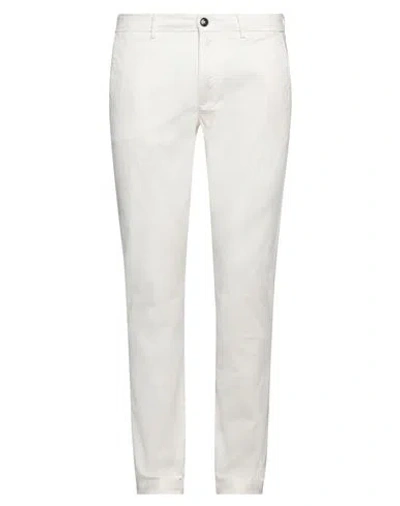 Liu •jo Man Man Pants White Size 34 Cotton, Elastane