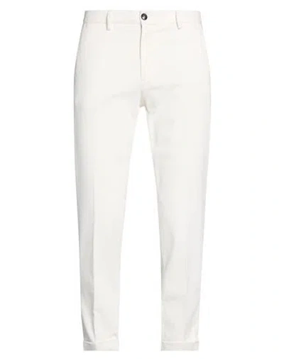 Liu •jo Man Man Pants White Size 34 Cotton, Elastane