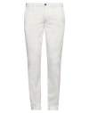 Liu •jo Man Man Pants White Size 34 Cotton, Elastane