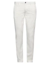 Liu •jo Man Man Pants White Size 40 Cotton, Elastane