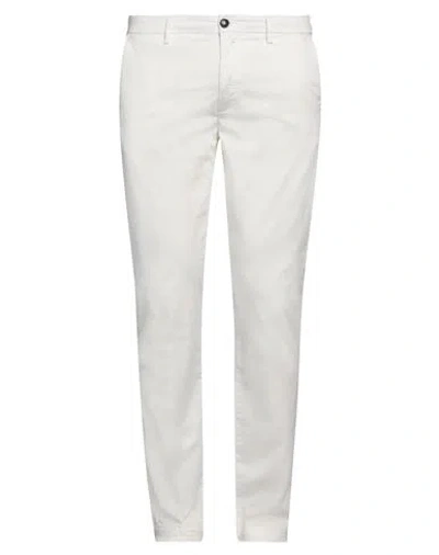 Liu •jo Man Man Pants White Size 40 Cotton, Elastane