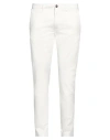 Liu •jo Man Man Pants White Size 40 Cotton, Elastane In White