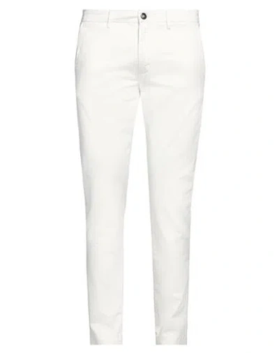 Liu •jo Man Man Pants White Size 34 Cotton, Elastane