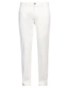 Liu •jo Man Man Pants White Size 40 Cotton, Elastane In White