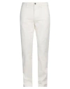 Liu •jo Man Man Pants White Size 34 Cotton, Elastane