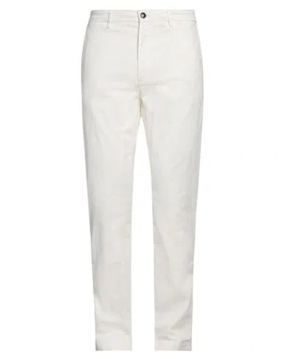 Liu •jo Man Man Pants White Size 36 Cotton, Elastane