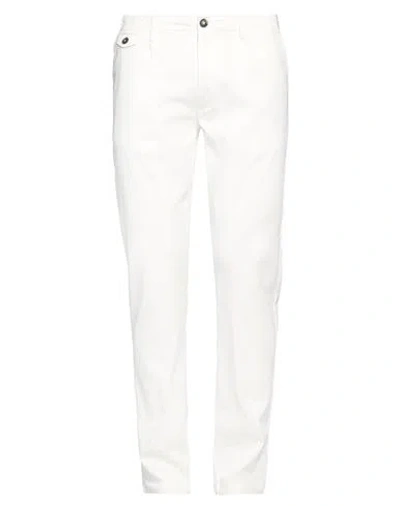 Liu •jo Man Man Pants White Size 36 Cotton, Elastane In White