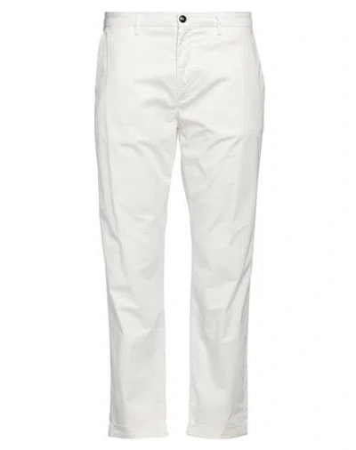 Liu •jo Man Man Pants White Size 38 Cotton, Elastane