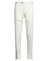 Liu •jo Man Man Pants White Size 38 Cotton, Elastane