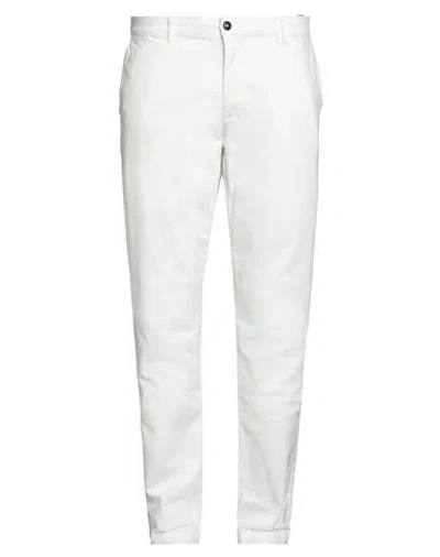 Liu •jo Man Man Pants White Size 40 Cotton, Elastane