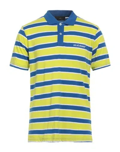 Liu •jo Man Man Polo Shirt Lime Green Size L Cotton