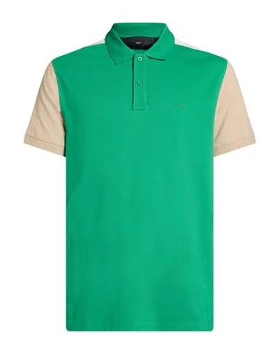 Liu •jo Man Man Polo Shirt Green Size L Cotton