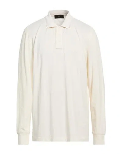 Liu •jo Man Man Polo Shirt Off White Size 3xl Cotton In Animal Print