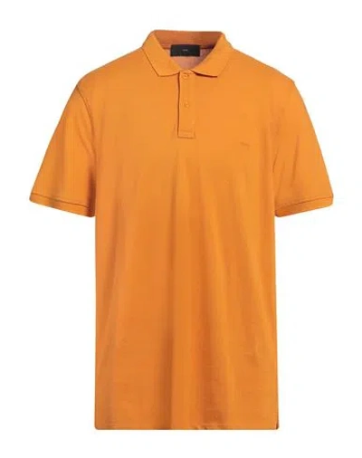Liu •jo Man Man Polo Shirt Orange Size Xxl Cotton