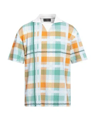 Liu •jo Man Man Polo Shirt Sky Blue Size M Cotton