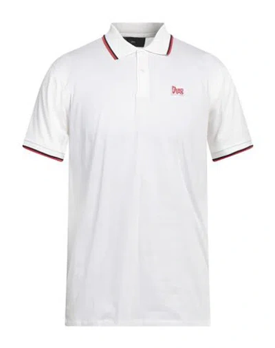 Liu •jo Man Man Polo Shirt White Size Xl Cotton, Polyester