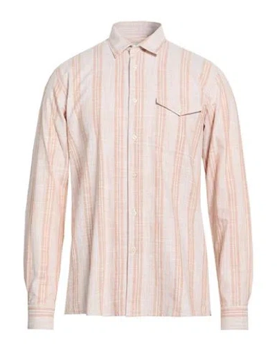 Liu •jo Man Man Shirt Apricot Size 15 ¾ Cotton In Orange