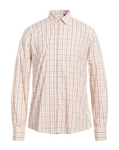Liu •jo Man Man Shirt Apricot Size 16 Cotton In Orange