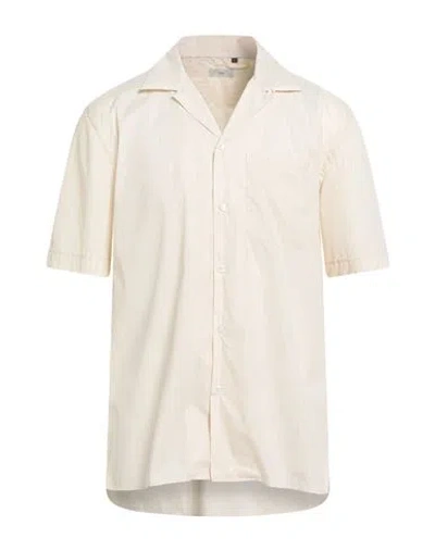 Liu •jo Man Man Shirt Beige Size L Cotton, Nylon, Elastane