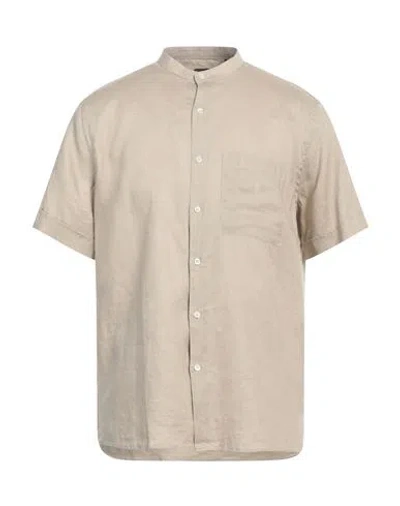 Liu •jo Man Man Shirt Beige Size S Linen