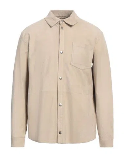 Liu •jo Man Man Shirt Beige Size Xxl Leather