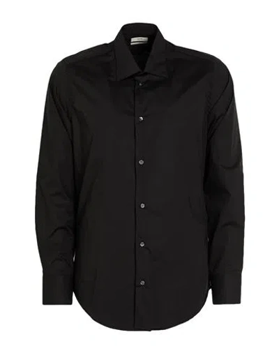 Liu •jo Man Man Shirt Black Size 15 ½ Cotton, Elastane