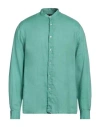 Liu •jo Man Man Shirt Green Size 15 ½ Linen