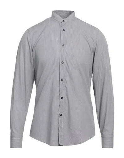 Liu •jo Man Man Shirt Grey Size 16 ½ Cotton