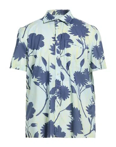 Liu •jo Man Man Shirt Light Blue Size L Cotton In Multi