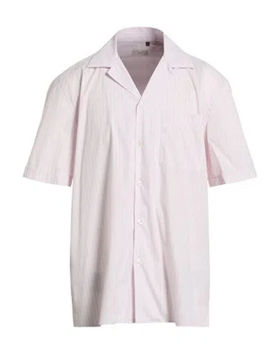 Liu •jo Man Man Shirt Light Pink Size L Cotton, Nylon, Elastane