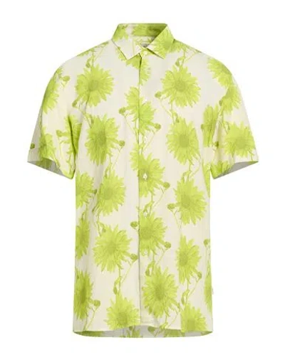 Liu •jo Man Man Shirt Lime Green Size Xl Viscose In Neutral