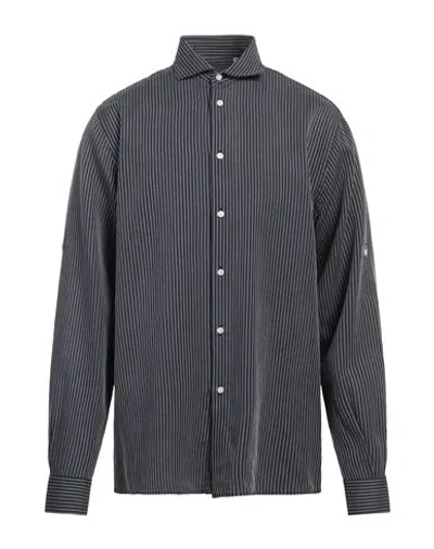 Liu •jo Man Man Shirt Midnight Blue Size 16 Tencel, Linen, Cotton