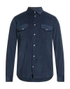 Liu •jo Man Man Shirt Midnight Blue Size S Cotton