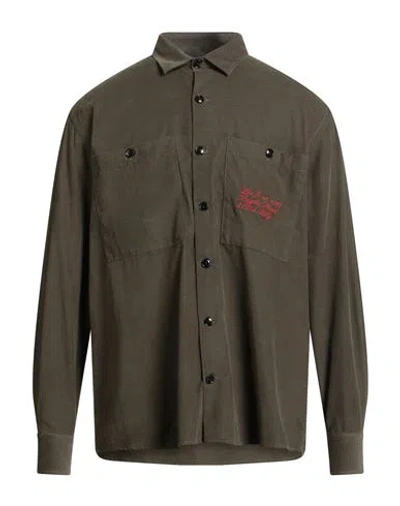 Liu •jo Man Man Shirt Military Green Size L Cotton