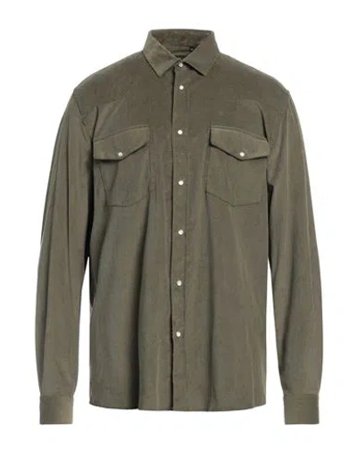 Liu •jo Man Man Shirt Military Green Size M Cotton