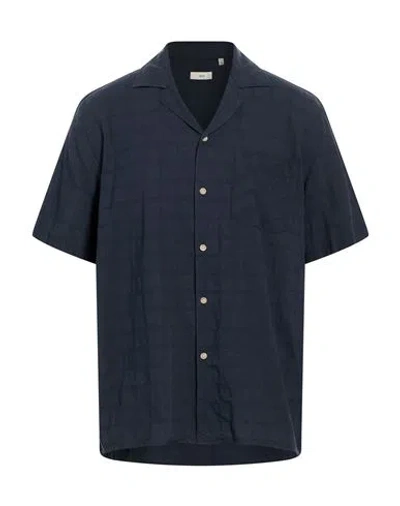 Liu •jo Man Man Shirt Navy Size Xl Cotton In Blue