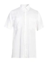 Liu •jo Man Man Shirt Off White Size L Linen