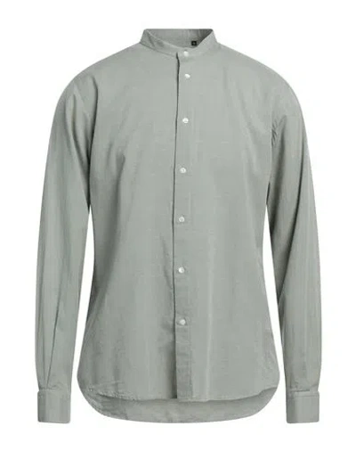 Liu •jo Man Man Shirt Sage Green Size 16 Lyocell, Linen, Cotton