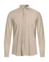 Liu •jo Man Man Shirt Sand Size 15 ¾ Linen In Beige