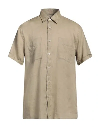 Liu •jo Man Man Shirt Sand Size M Linen In Beige