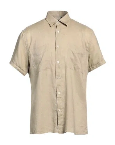 Liu •jo Man Man Shirt Sand Size L Linen In Beige