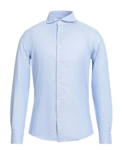 Liu •jo Man Man Shirt Sky Blue Size 15 ½ Cotton