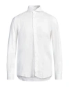 Liu •jo Man Man Shirt White Size 15 ½ Linen