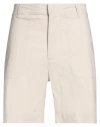 Liu •jo Man Man Shorts & Bermuda Shorts Beige Size 34 Cotton, Elastane