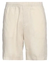 Liu •jo Man Man Shorts & Bermuda Shorts Beige Size 30 Linen
