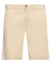 Liu •jo Man Man Shorts & Bermuda Shorts Beige Size 42 Cotton, Elastane