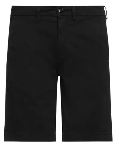 Liu •jo Man Man Shorts & Bermuda Shorts Black Size 32 Cotton, Elastane
