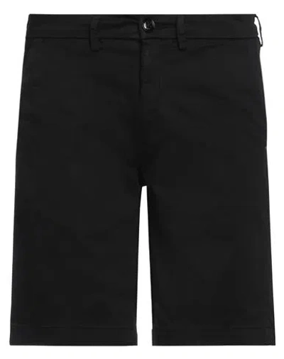 Liu •jo Man Man Shorts & Bermuda Shorts Black Size 32 Cotton, Elastane In Black